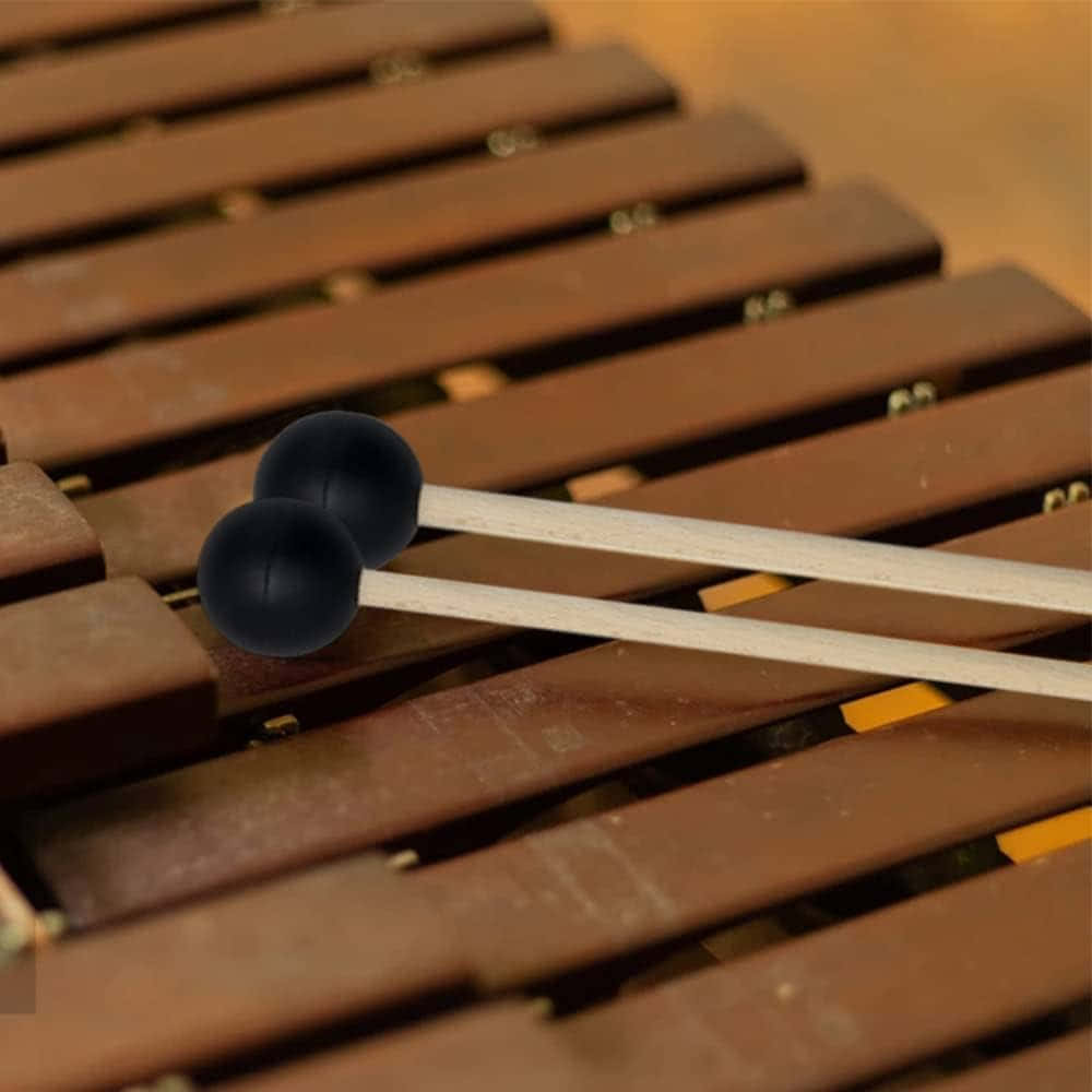 Close Up Xylophone Mallets Wallpaper