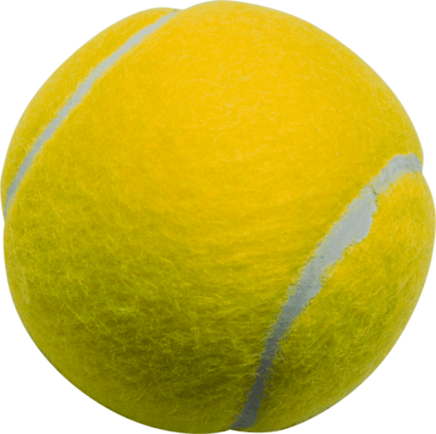 Close Up Yellow Tennis Ball PNG