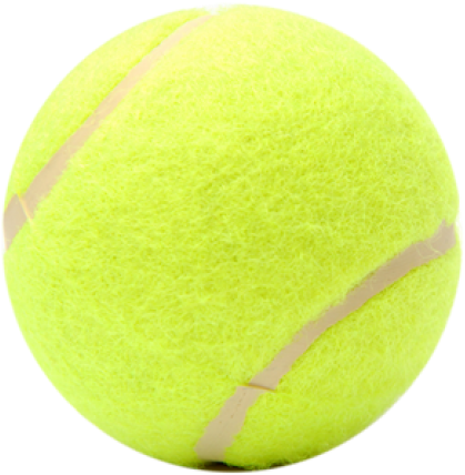 Close Up Yellow Tennis Ball PNG