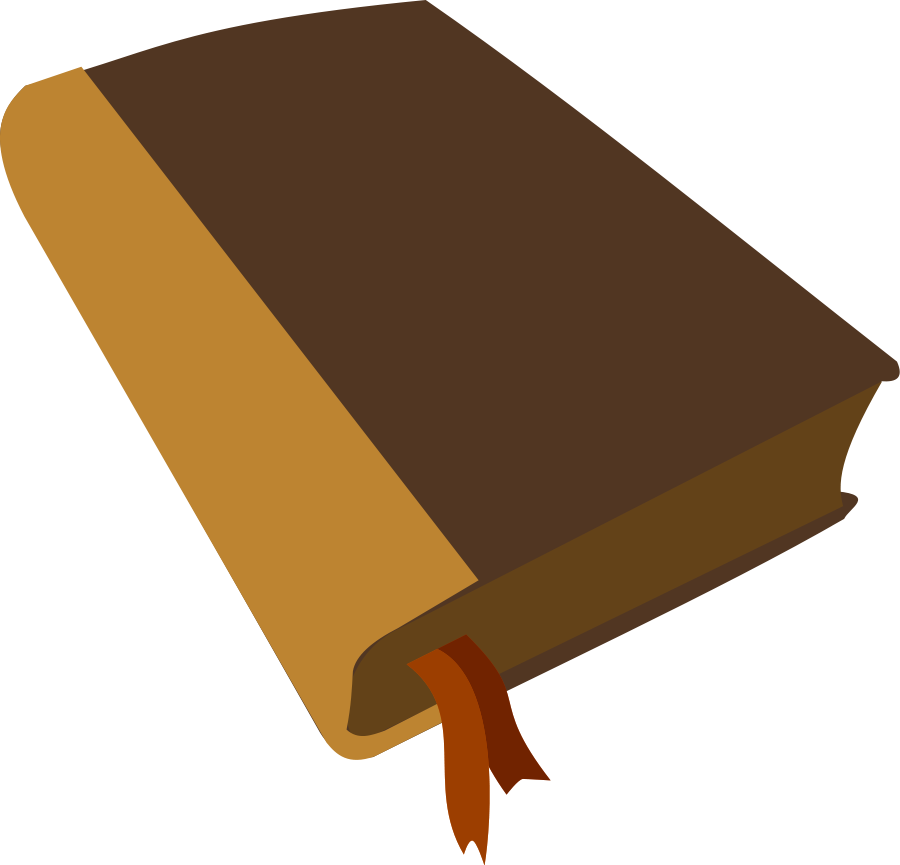 Closed Book Clipartwith Bookmark PNG