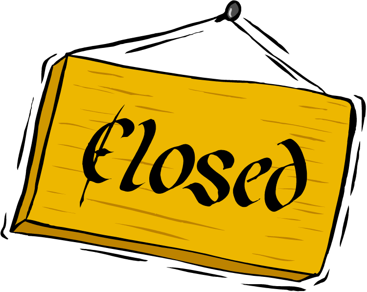 Closed Sign Illustration PNG