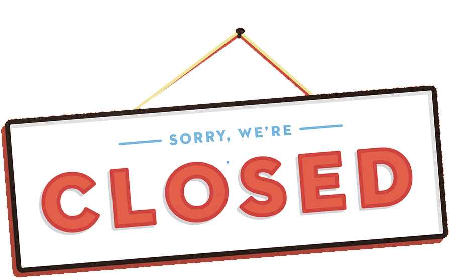 Closed Sign Illustration PNG