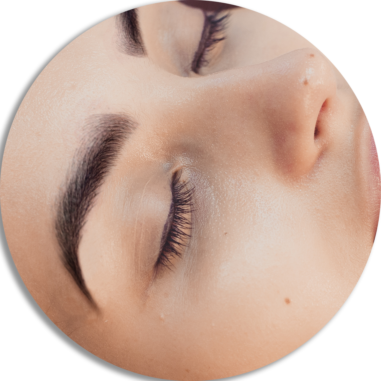 Closeup Beauty Facial Features Eyes Closed PNG