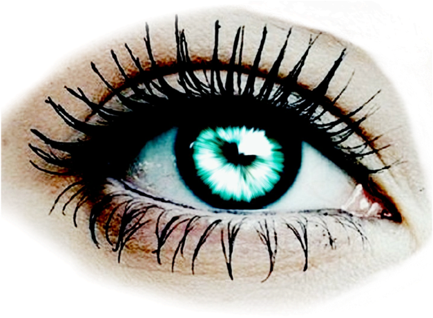 Closeup Blue Eye Makeup PNG