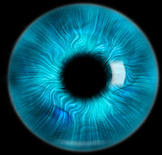 Closeup Blue Human Iris Texture PNG