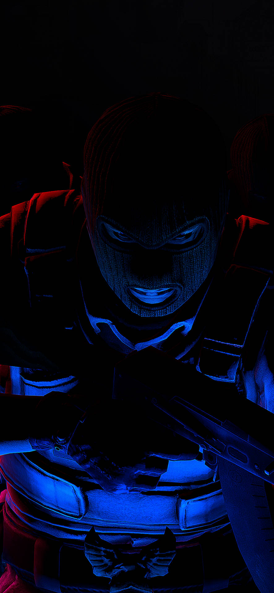 Closeup Cs Go Soldier In Blue Iphone Picture