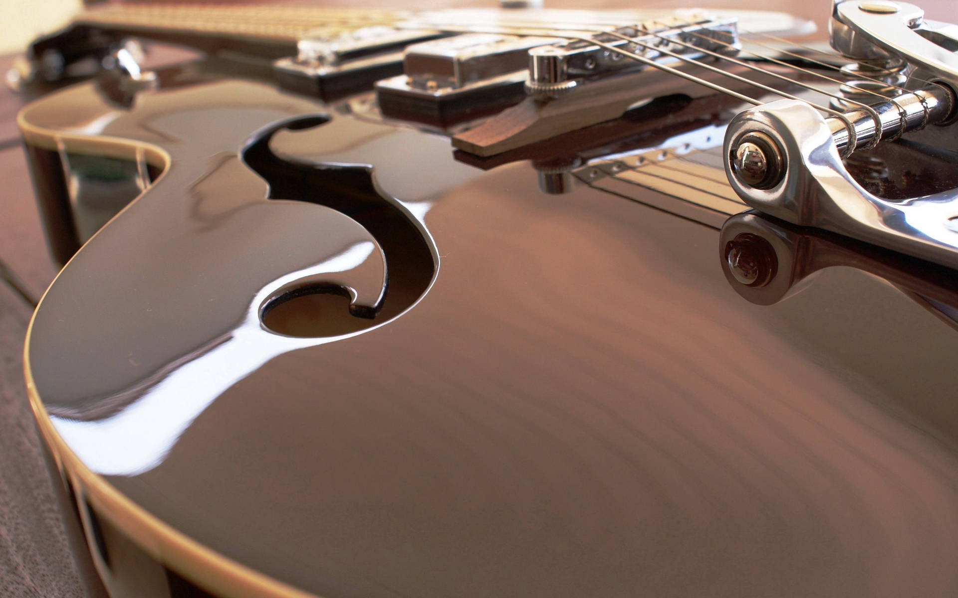 Closeup Electric Guitar Body SVG