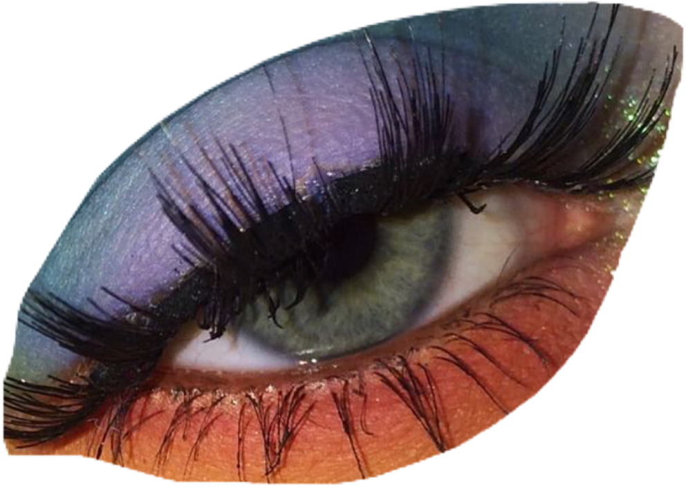 Closeup Eye Makeup Purple Eyeshadow PNG