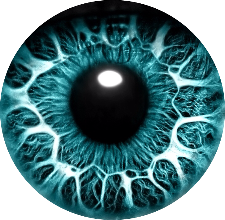 Closeup Human Iris Texture PNG