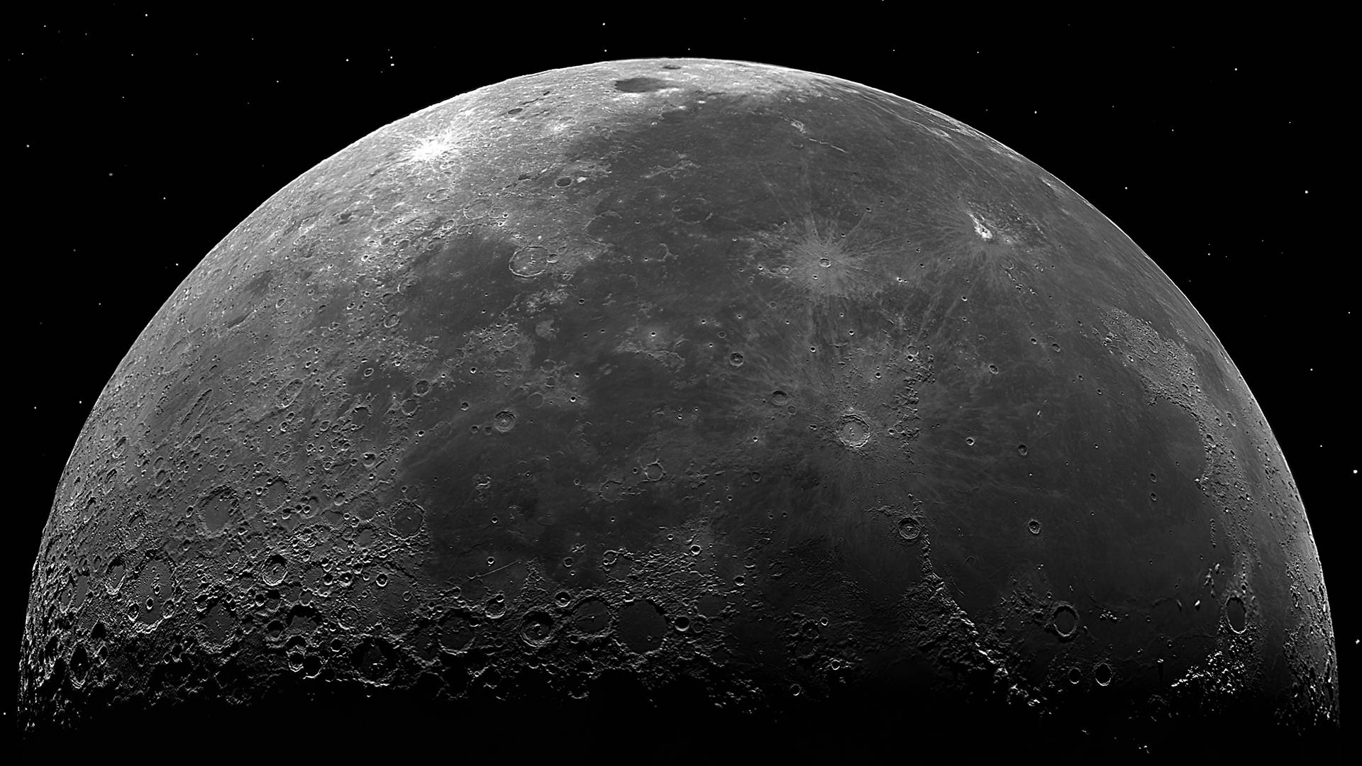 Luzde Luna En Primer Plano 4k Fondo de pantalla