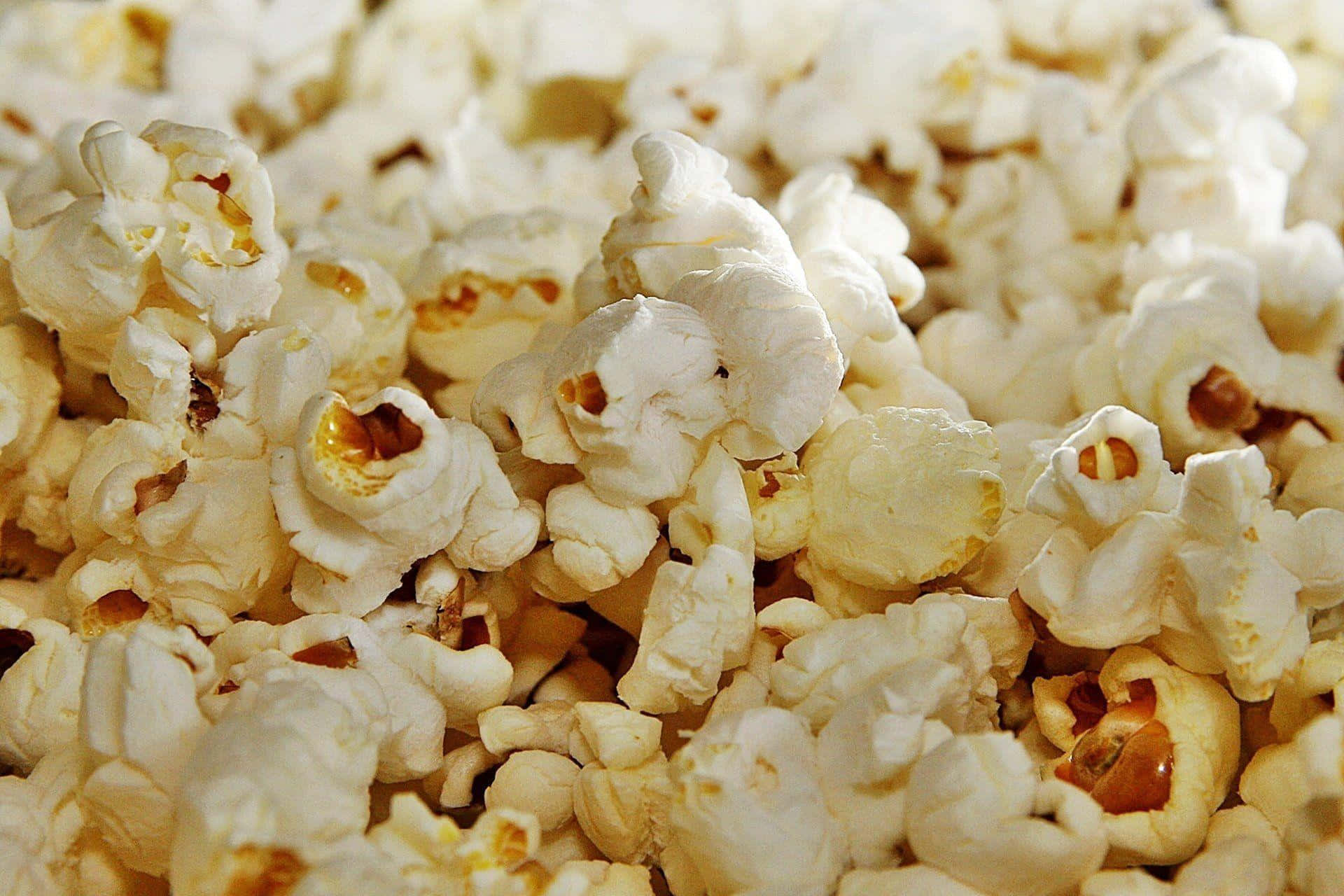 Close-up Van Verse Popcorn Textuur Achtergrond