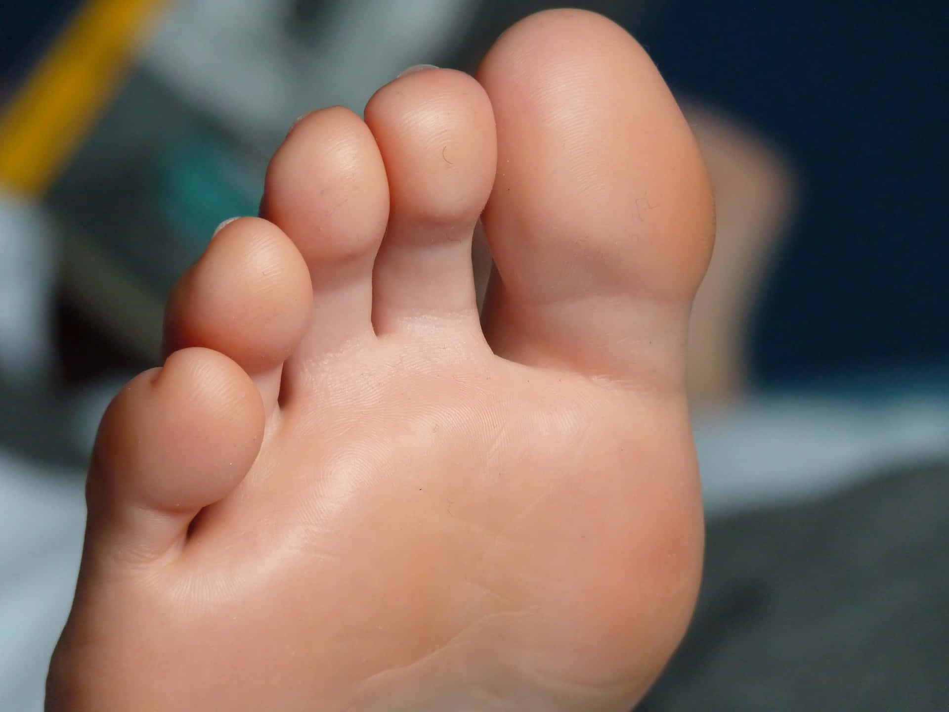 Detailed Close-Up of Human Toe Wallpaper