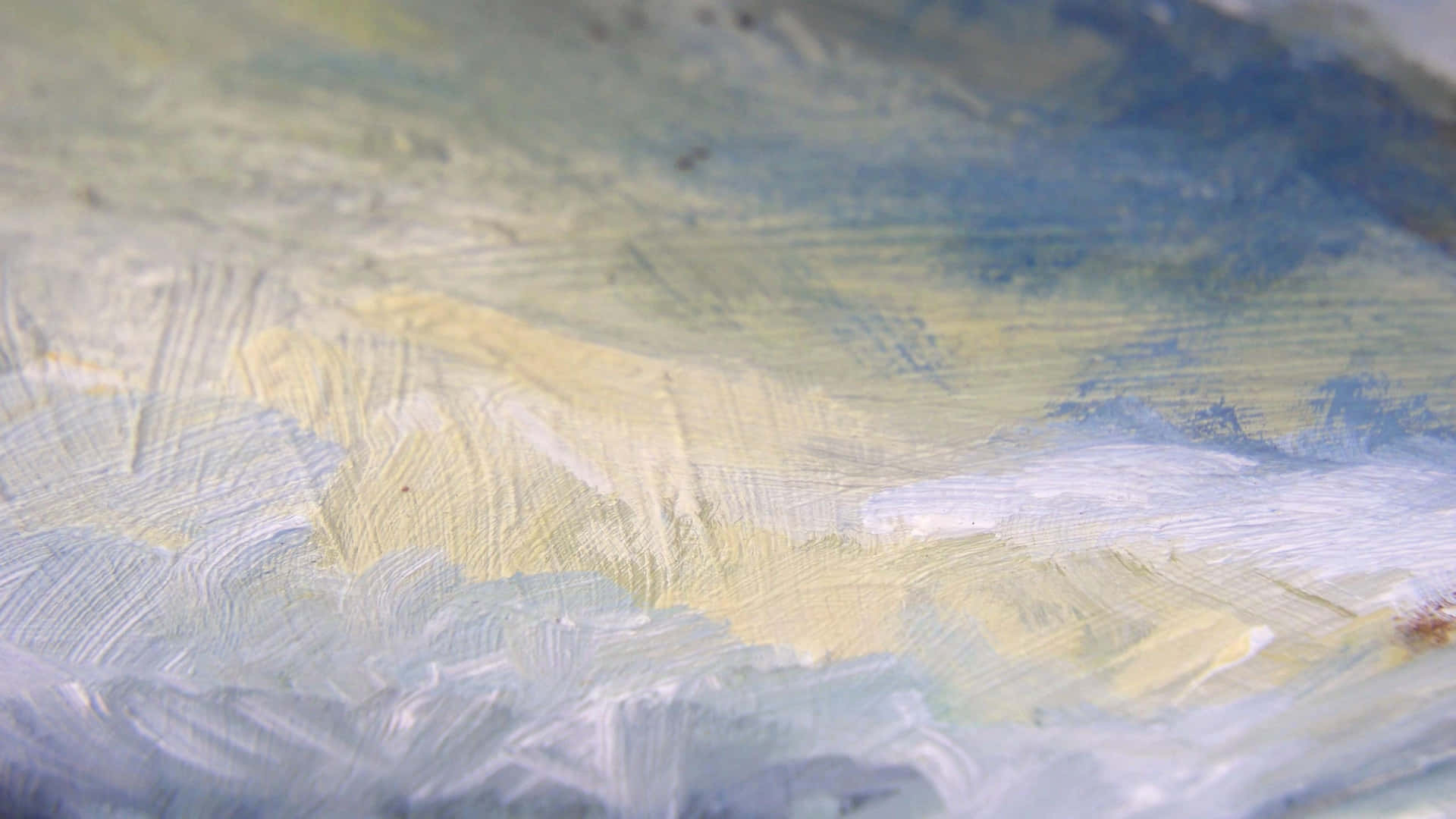 Closeup Textured Oil Painting Brushstrokes Wallpaper