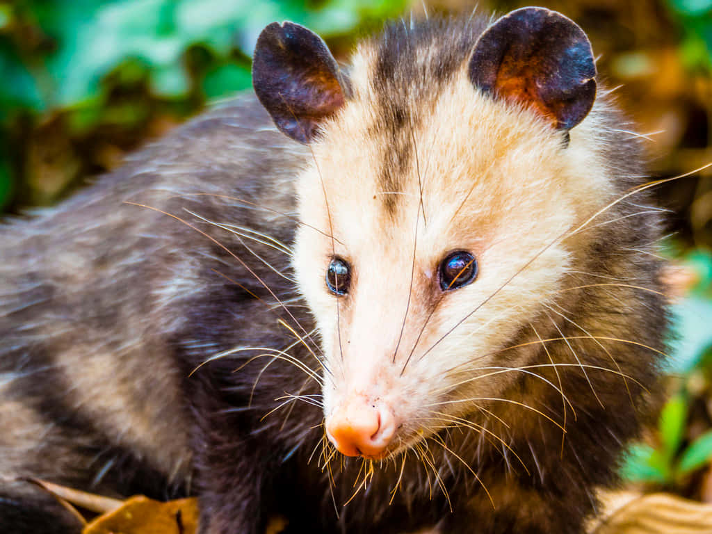 Closeupofa Wild Possum Wallpaper