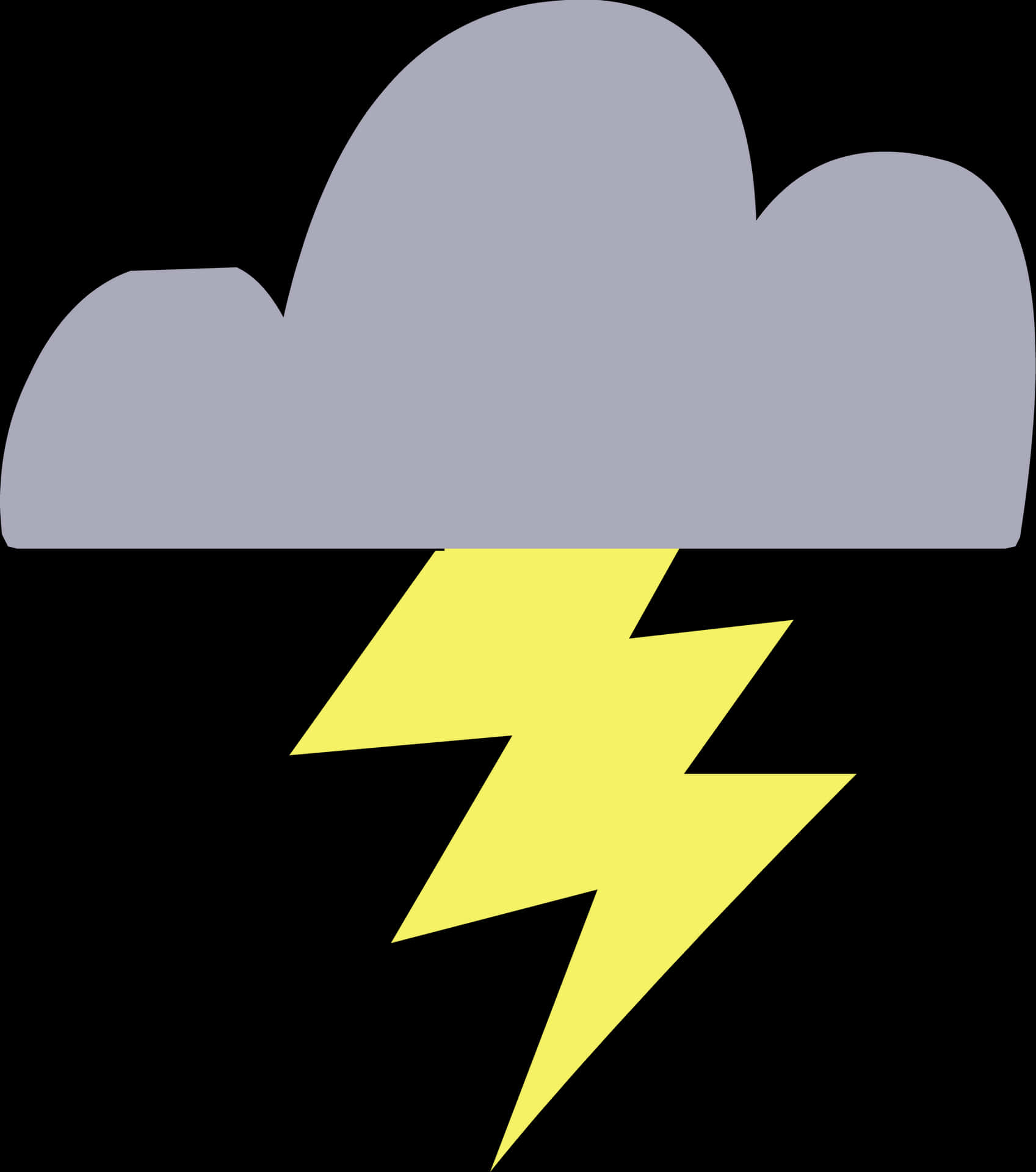 Cloud_and_ Lightning_ Bolt_ Icon PNG