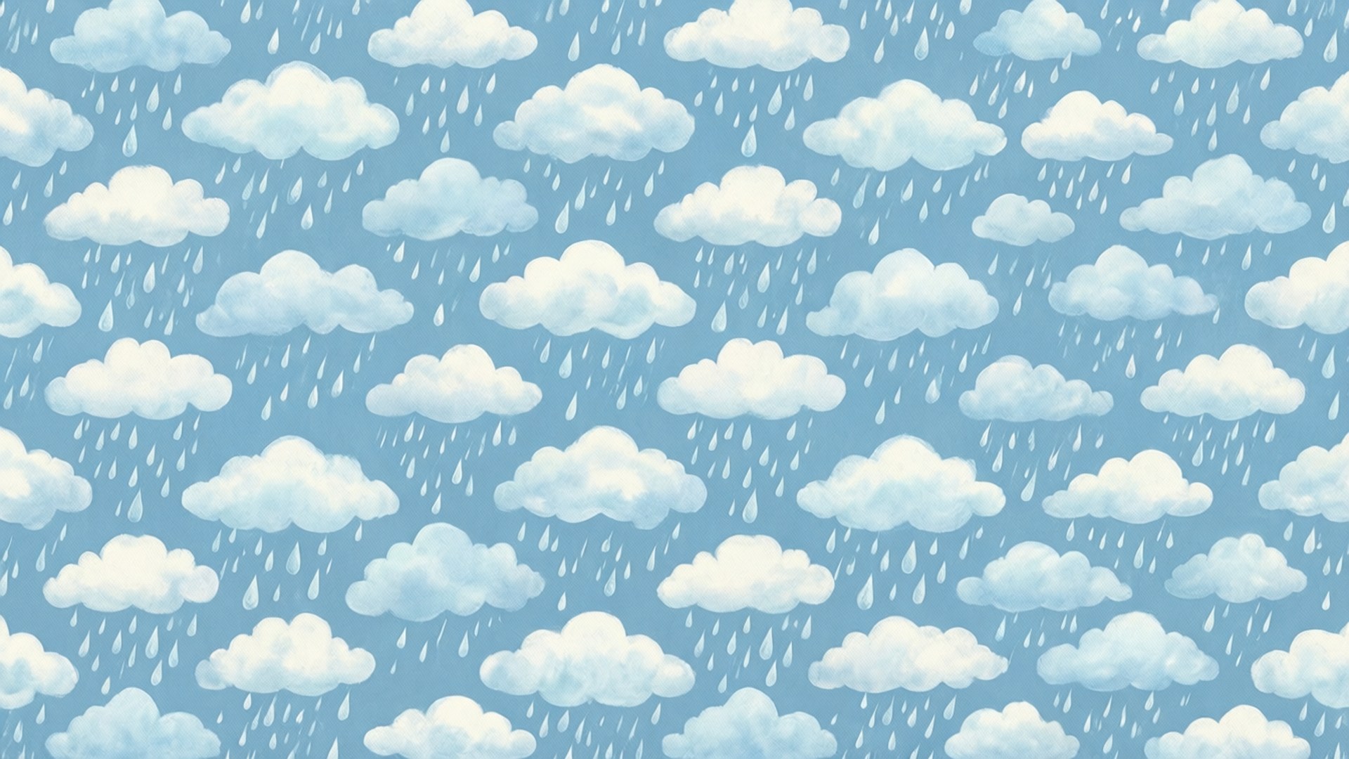 Motif de Nuages et de Pluie Fonds d'écran
