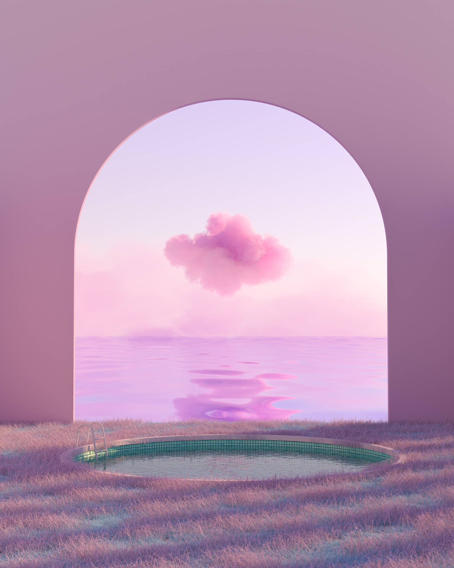 Cloud Background Fantasy Pool Wallpaper