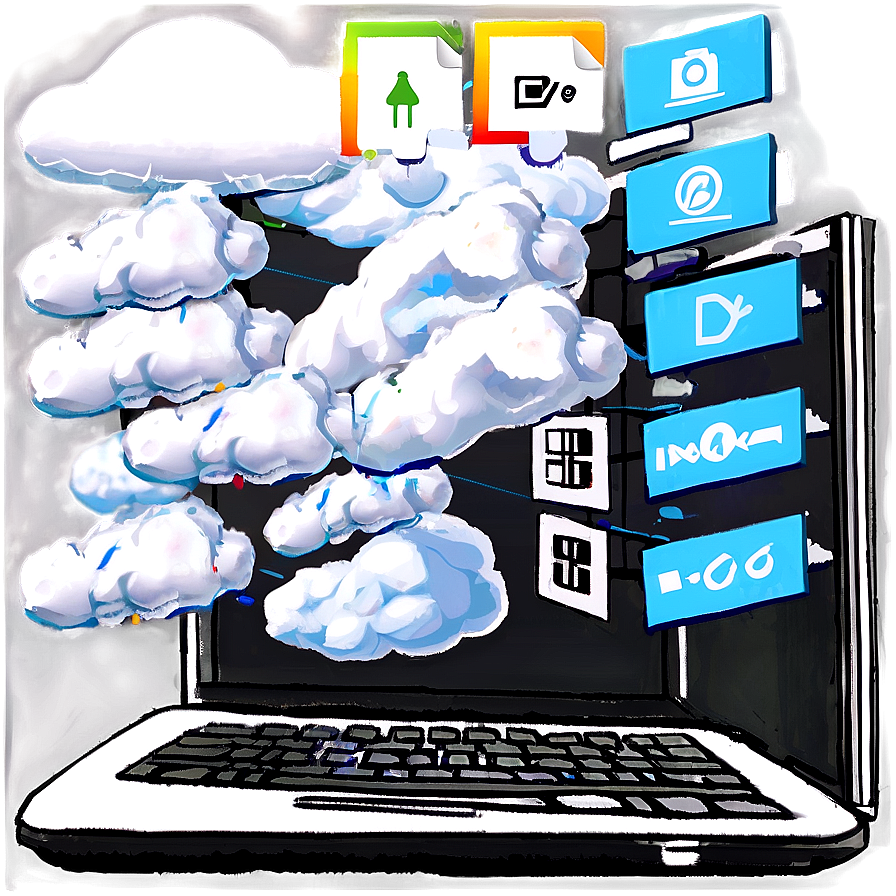 Download Cloud-based Learning Tools Png 05232024 | Wallpapers.com