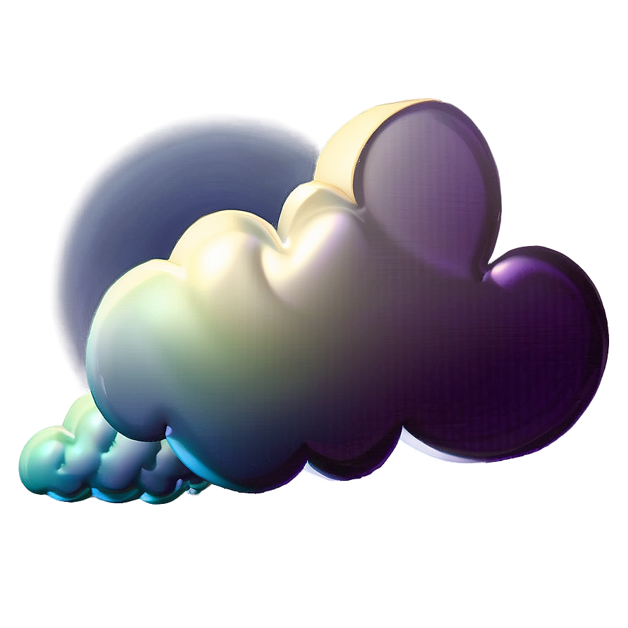 Cloud Cartoon B PNG