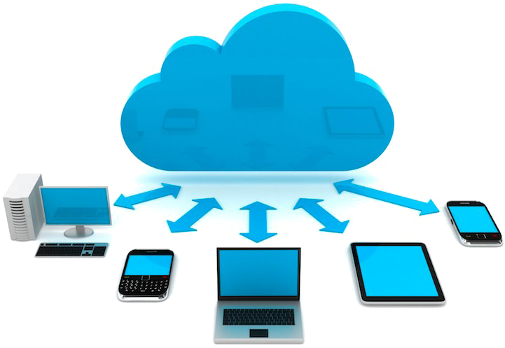 Cloud Computing Connectivity Concept PNG