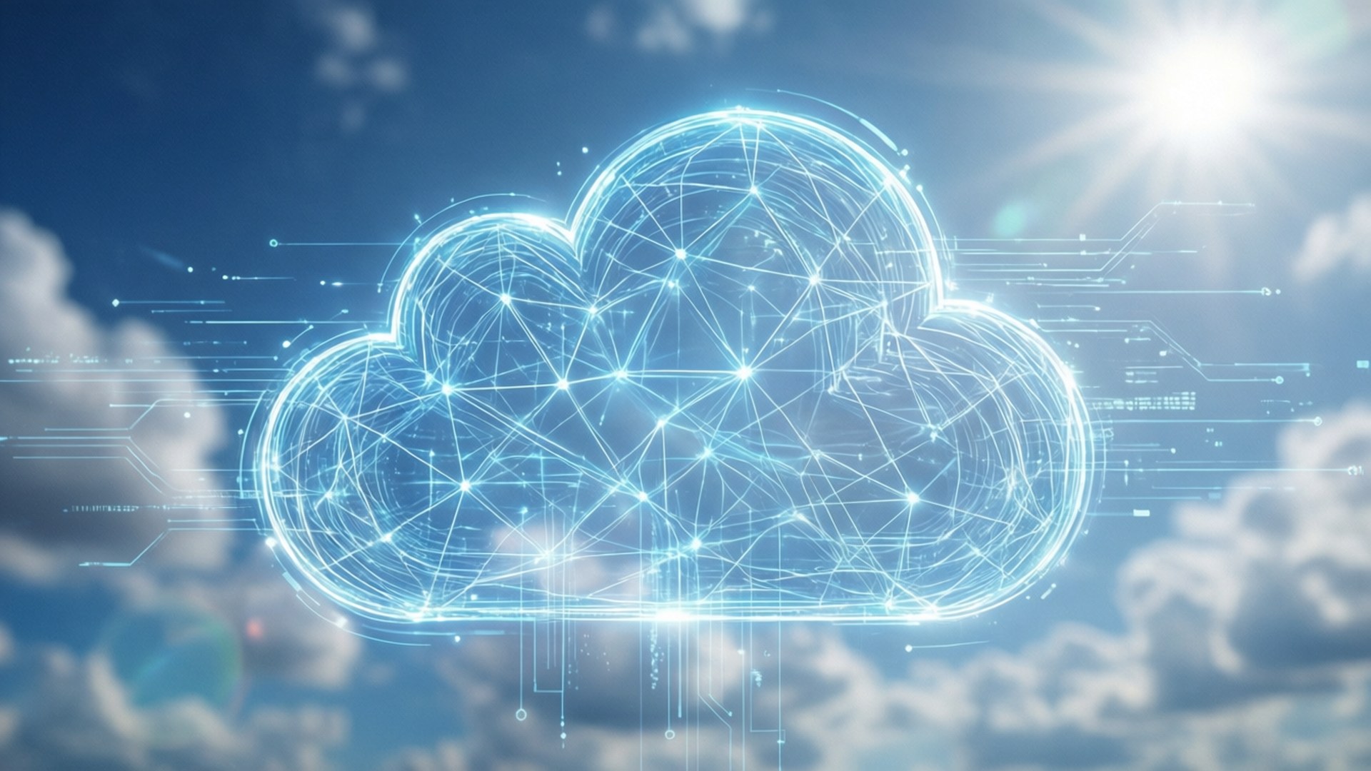 Cloud Computing Icon Wallpaper