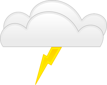 Cloud Lightning Icon PNG