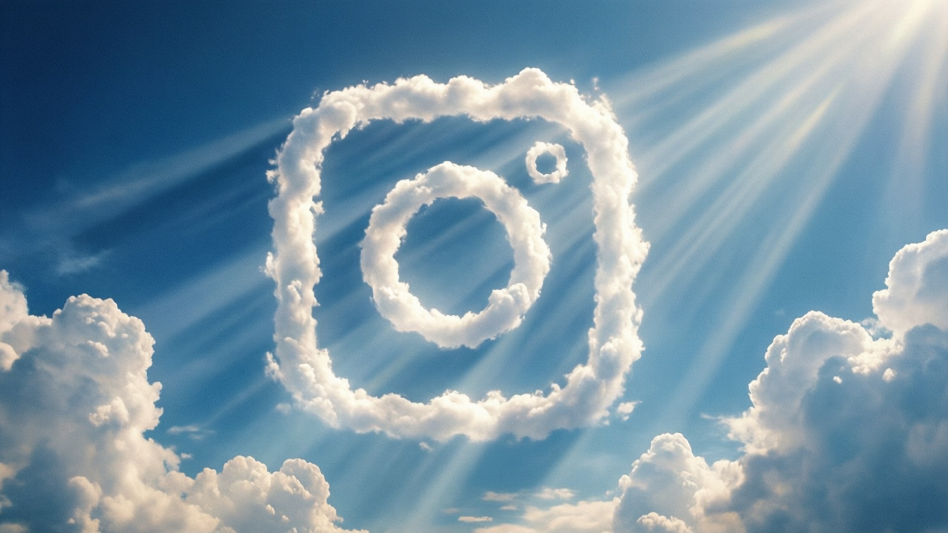 Logo nuvola nel cielo Sfondi