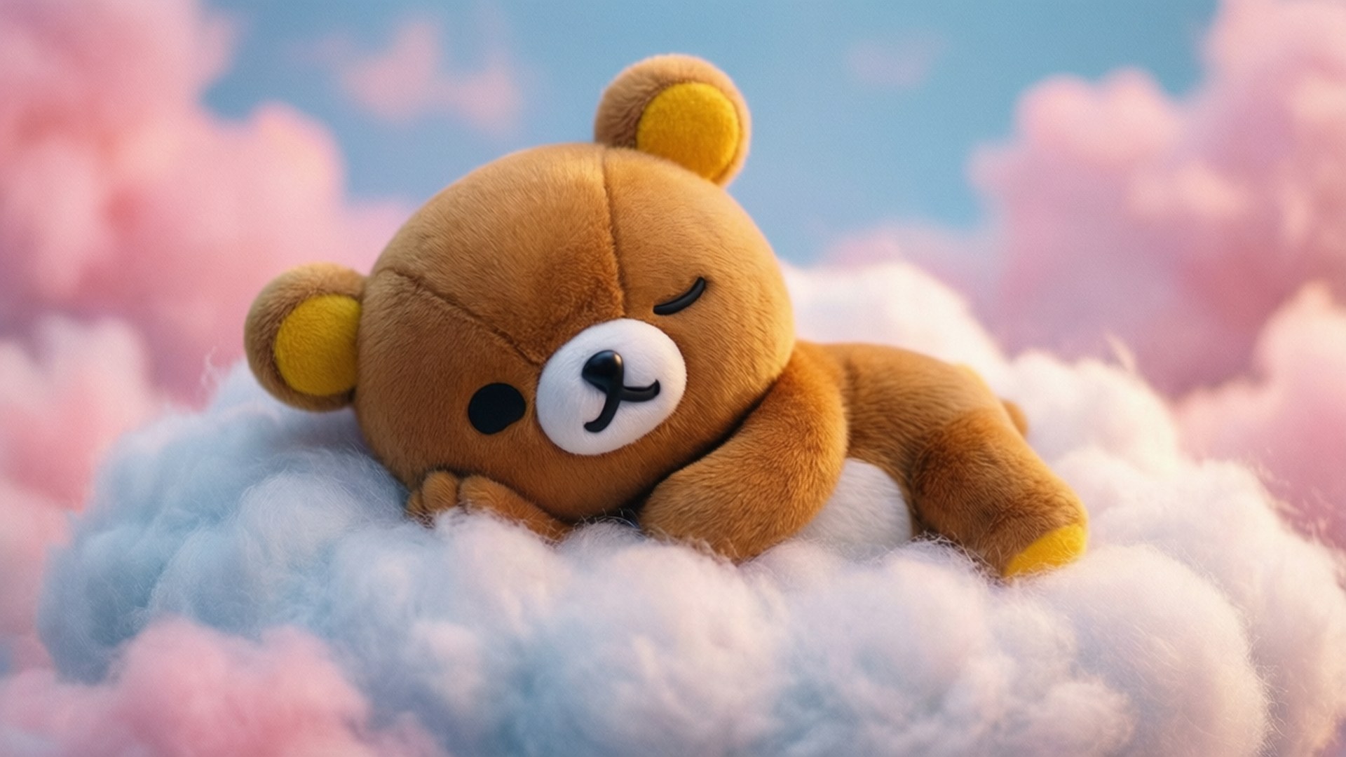Cloud Napping Korilakkuma Wallpaper