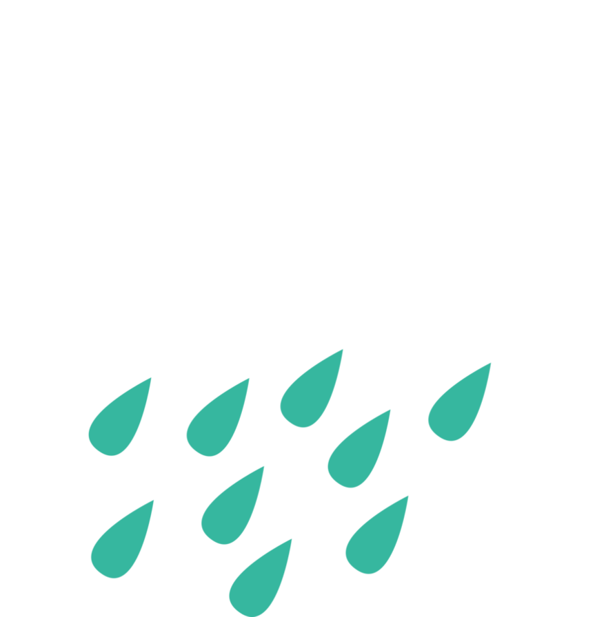 Cloud Rain Drops Icon PNG