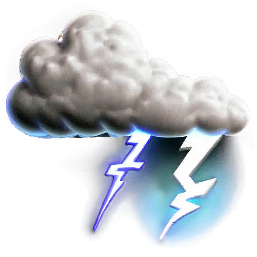Cloud With Lightning Bolt Png 52 PNG