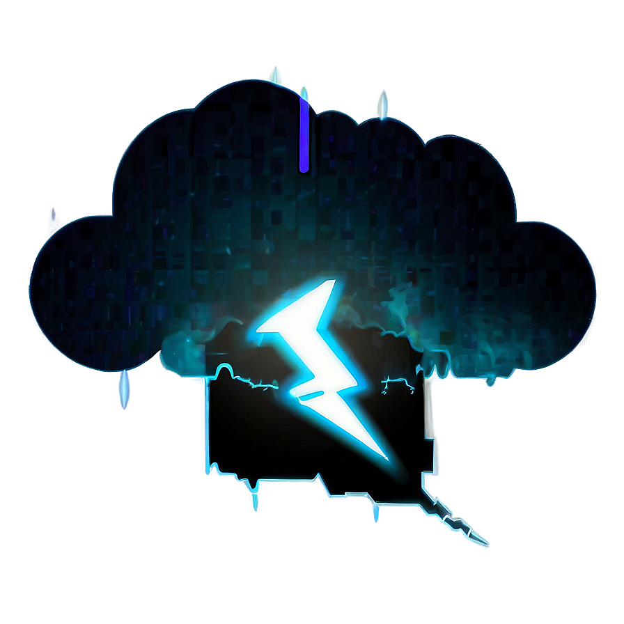 Cloud With Lightning Png Enk PNG