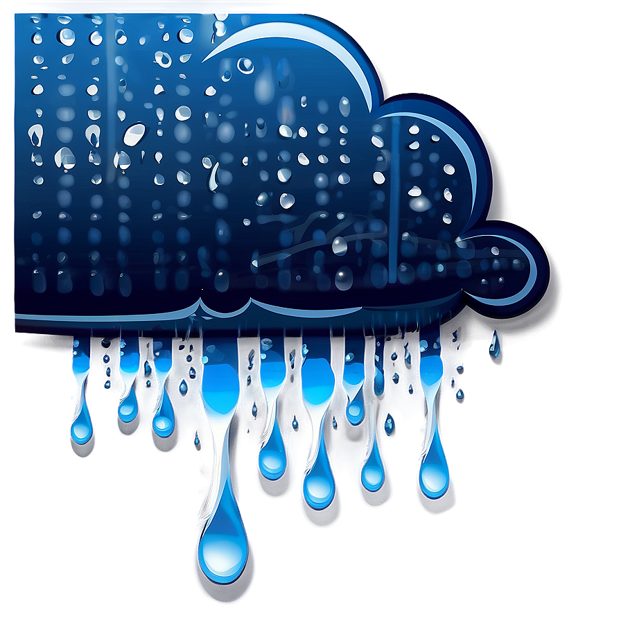 Download Cloud With Raindrops Clipart Png Vvv83 | Wallpapers.com