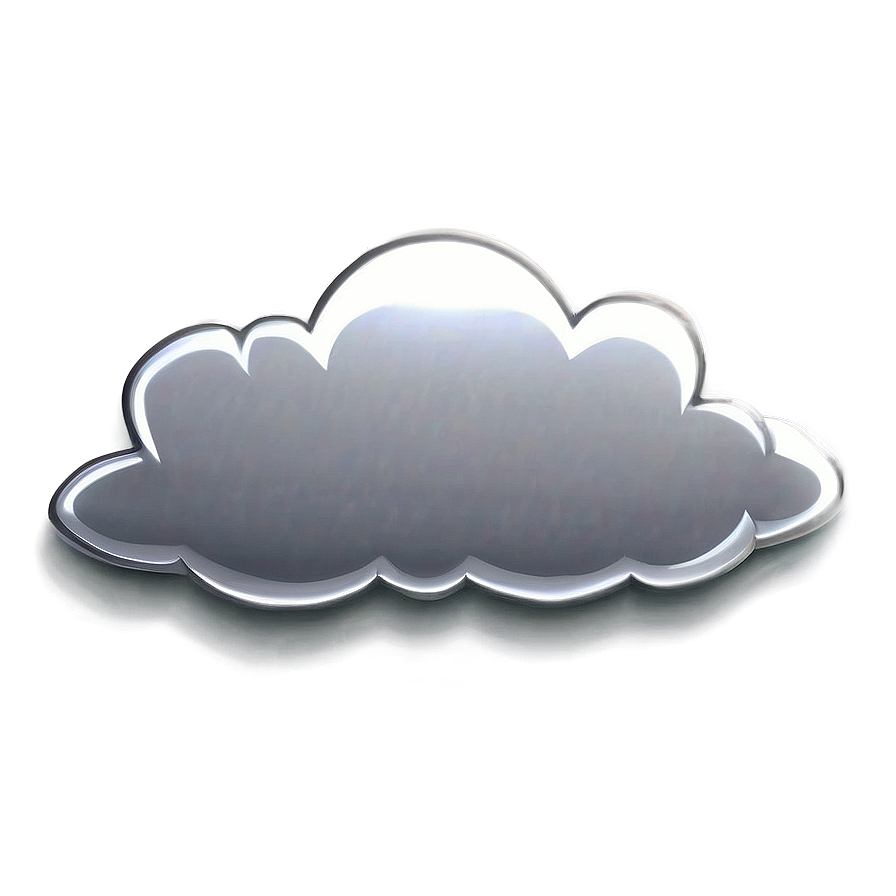 Cloud With Silver Lining Png Kxh54 PNG