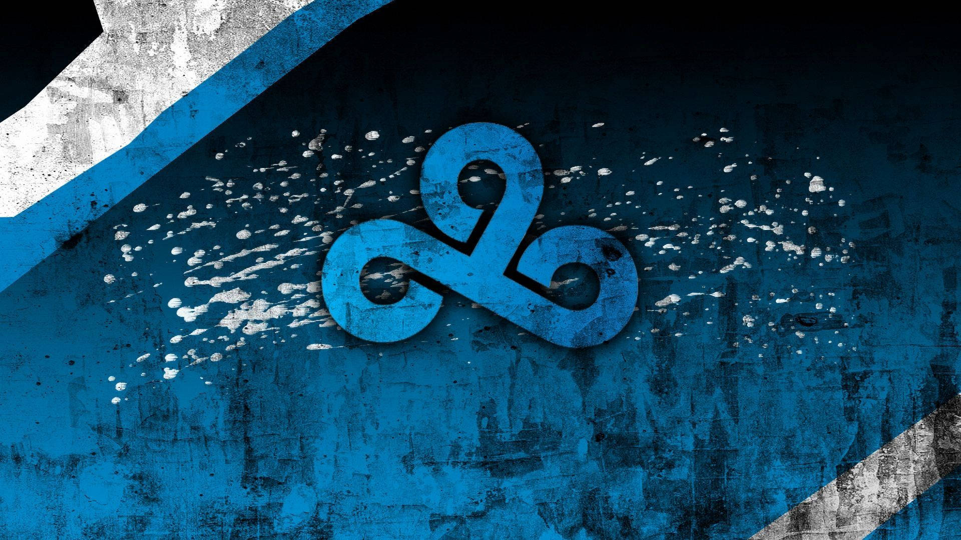 Cloud9 Logo Dirty Black Wash Wallpaper