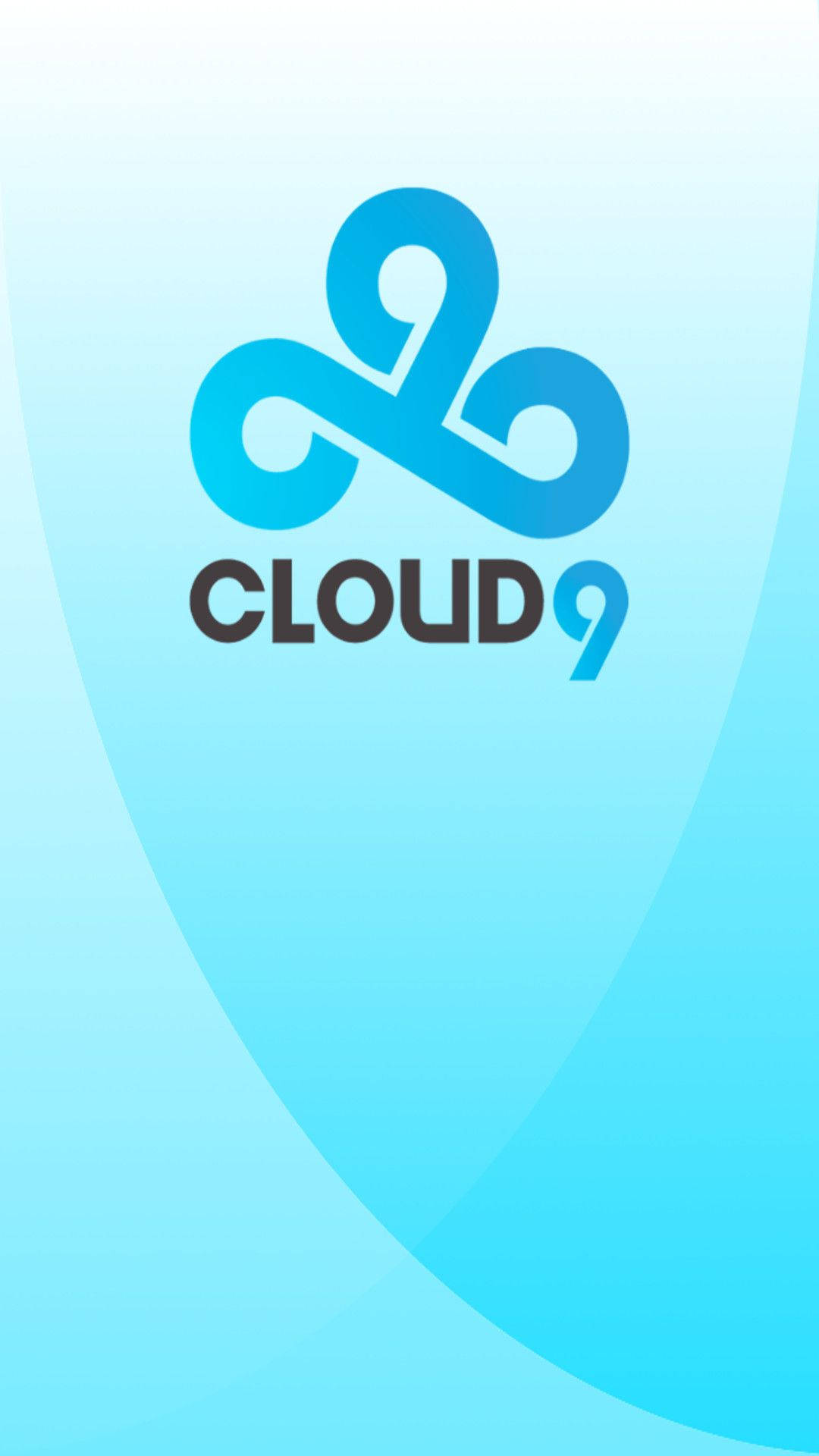 Cloud9 Logo Light Blue Texture Wallpaper