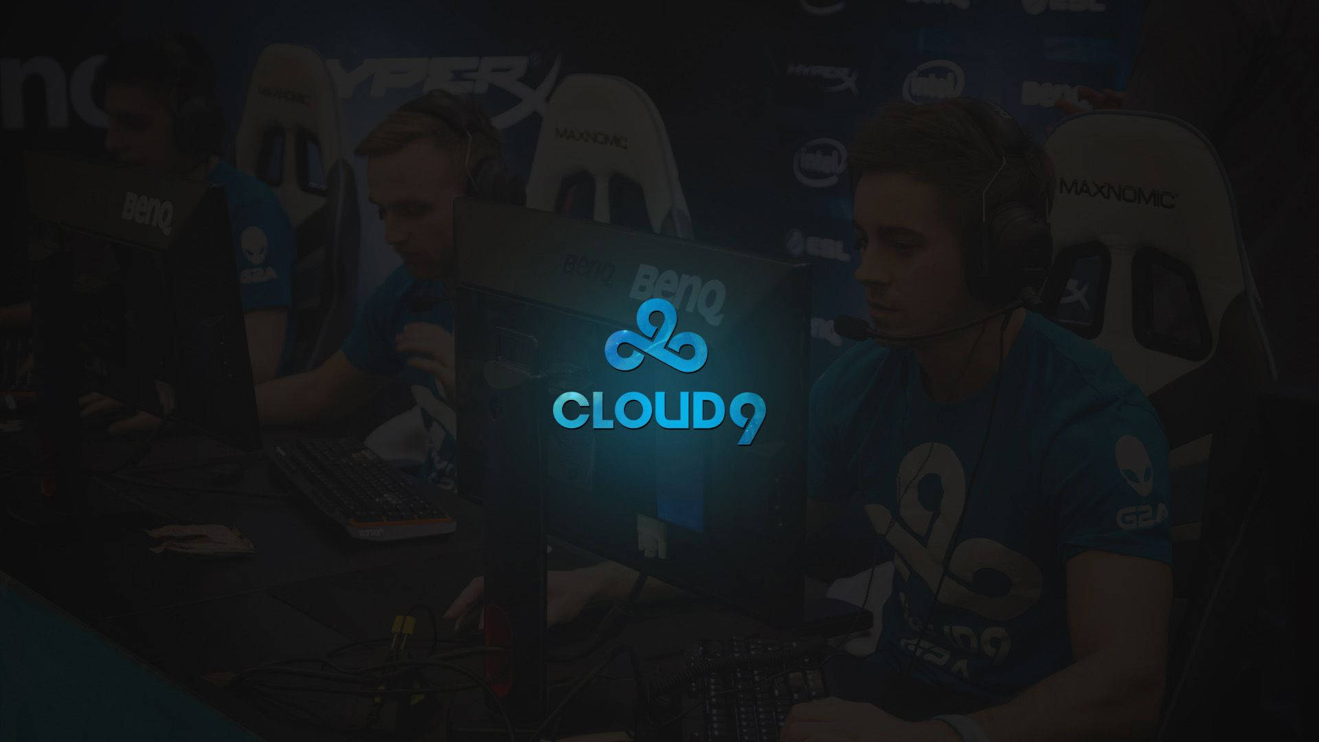 Cloud9 Logo With E-spot Players Wallpaper