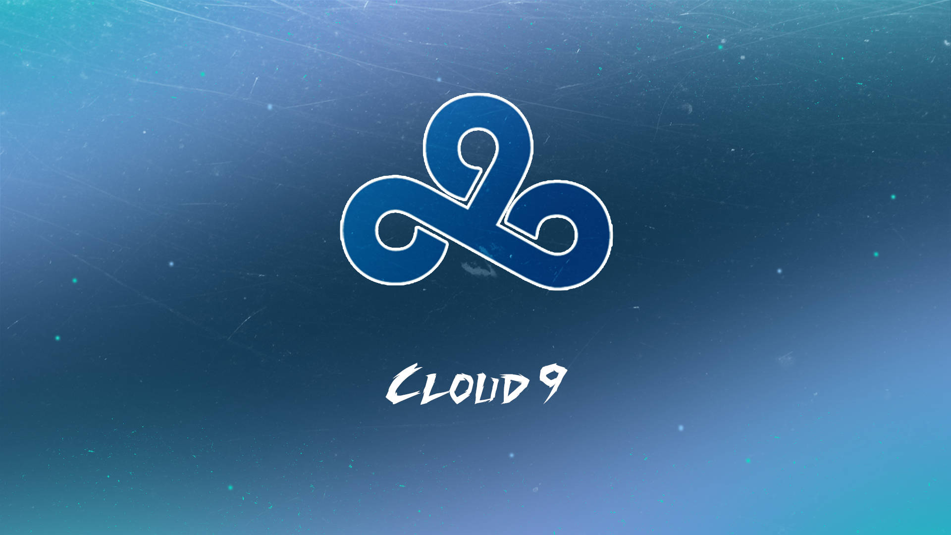 Cloud9 Multicolored Galaxy Logo Wallpaper