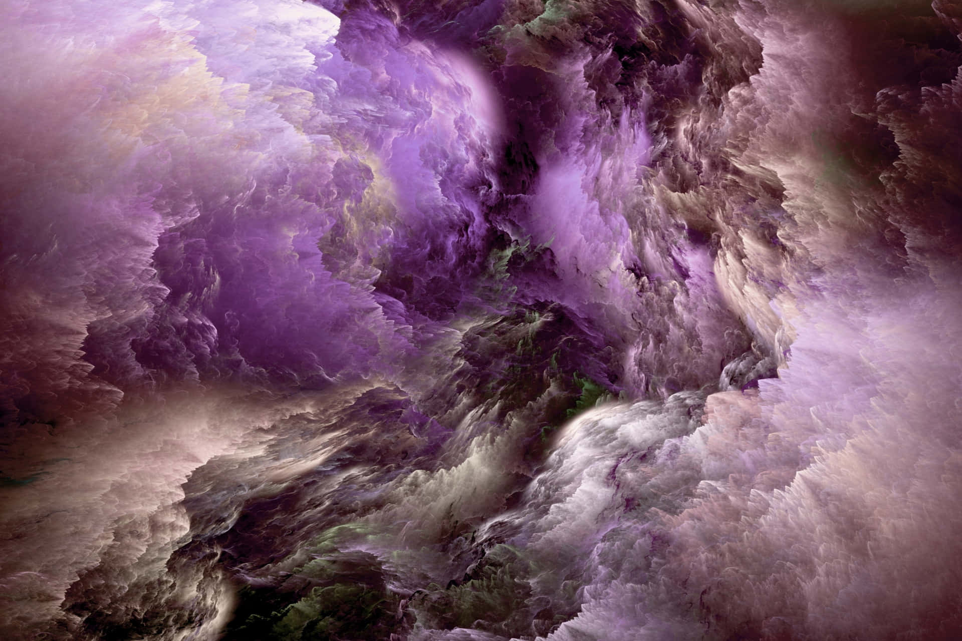 Clouds 4k Purple Shades Light Wallpaper