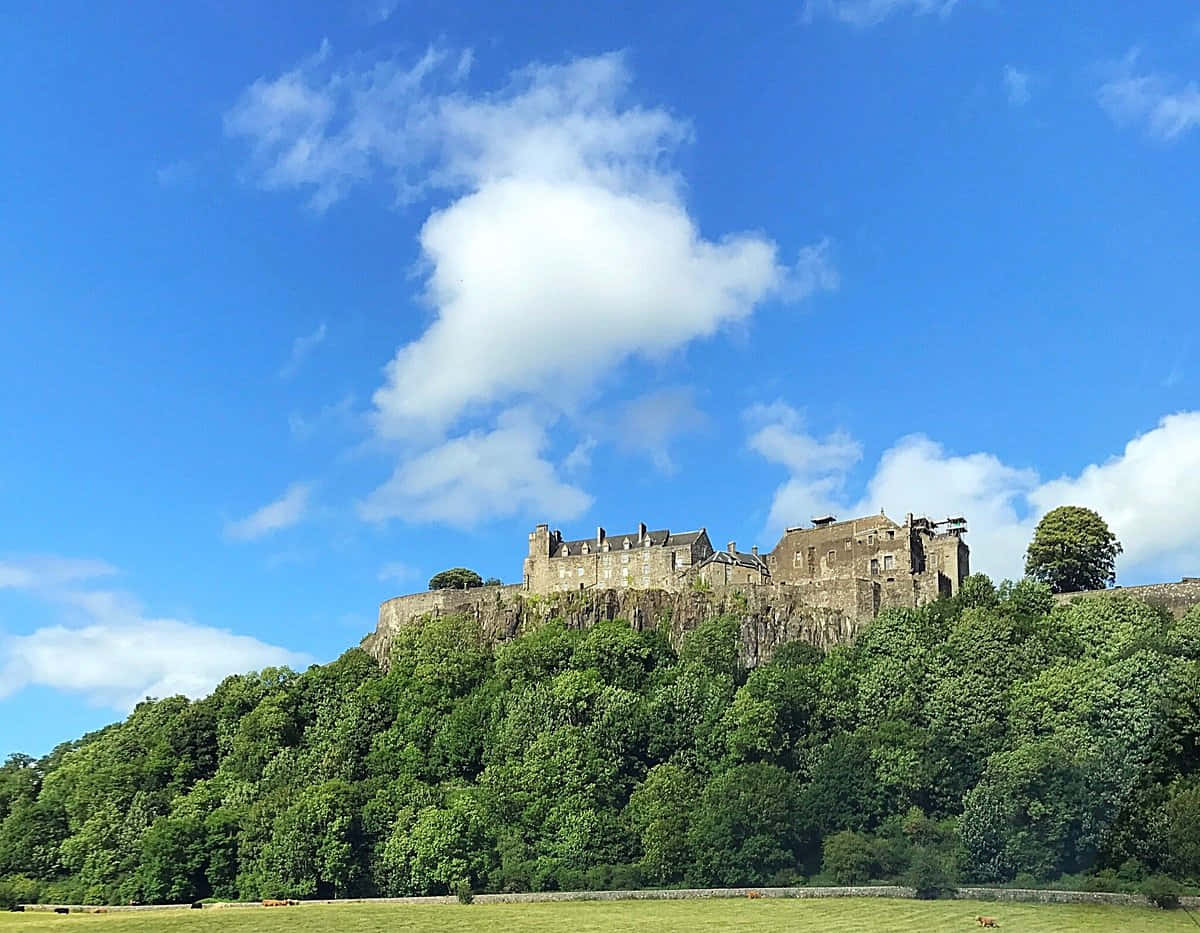 Clouds Above Sterling Castle Wallpaper