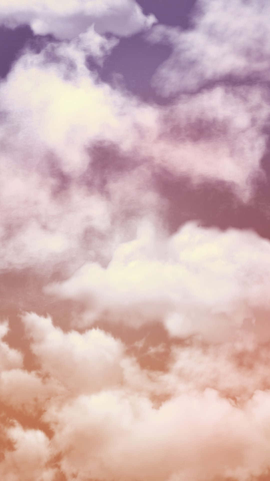 Schaunach Oben Und Lass Den Anblick Der Wunderschönen Wolken Auf Dich Wirken, Gemalt In Einem Lebendigen Spektrum Von Farben. Wallpaper