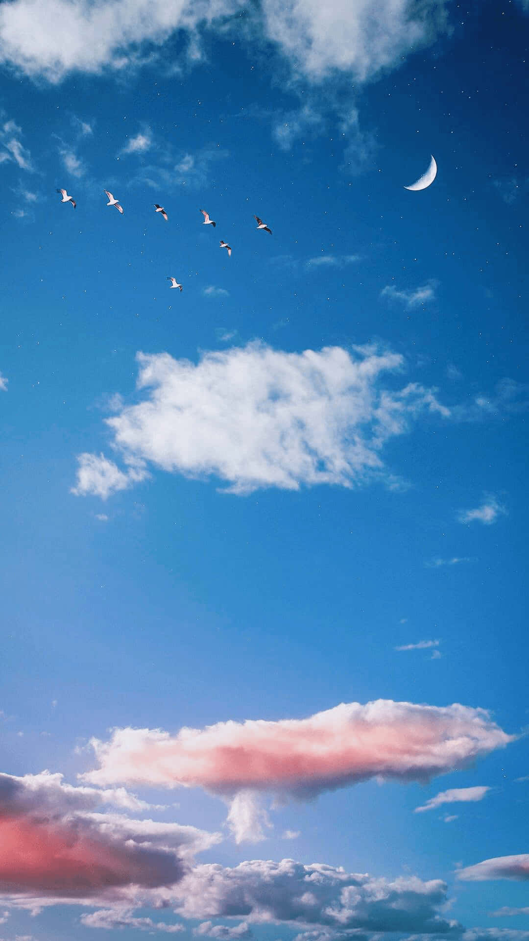 Take a break and appreciate the beauty of the clouds Wallpaper