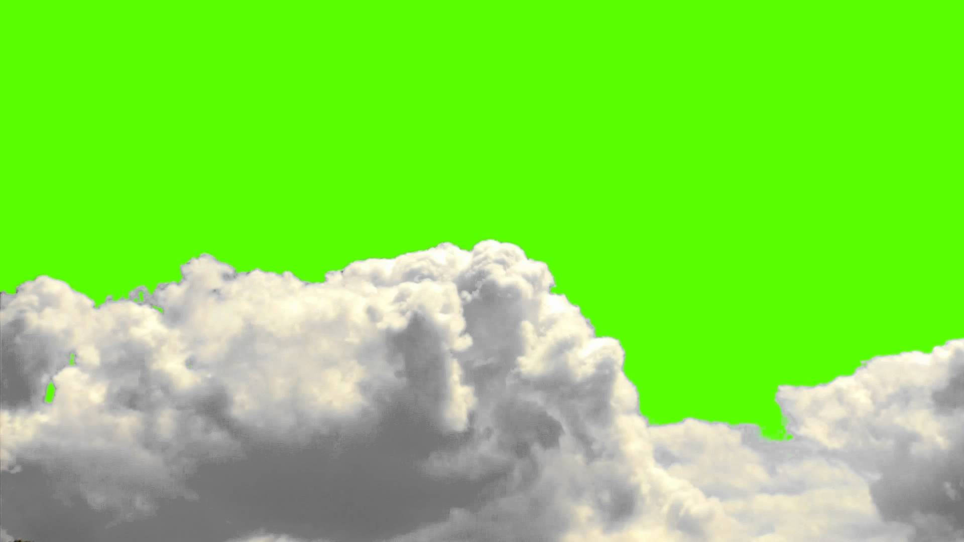Clouds Greenscreen Background Wallpaper