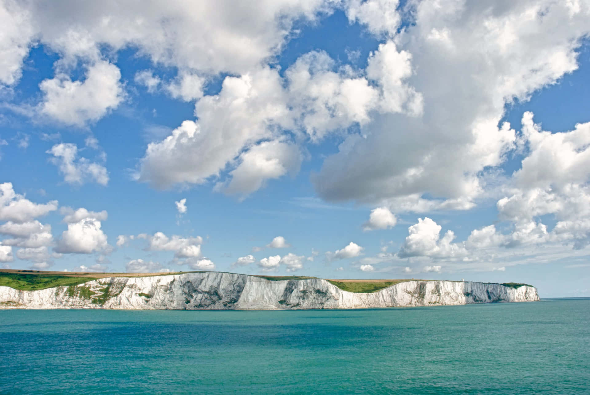 Clouds Over White Cliffs Of Dover Wallpaper