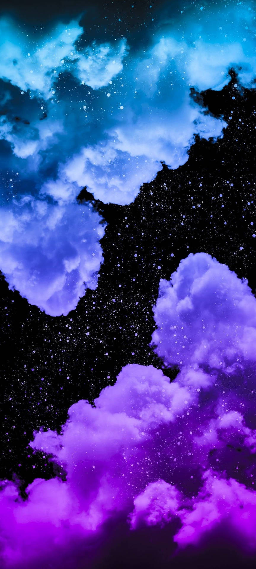 Blue And Purple Clouds Phone Wallpaper