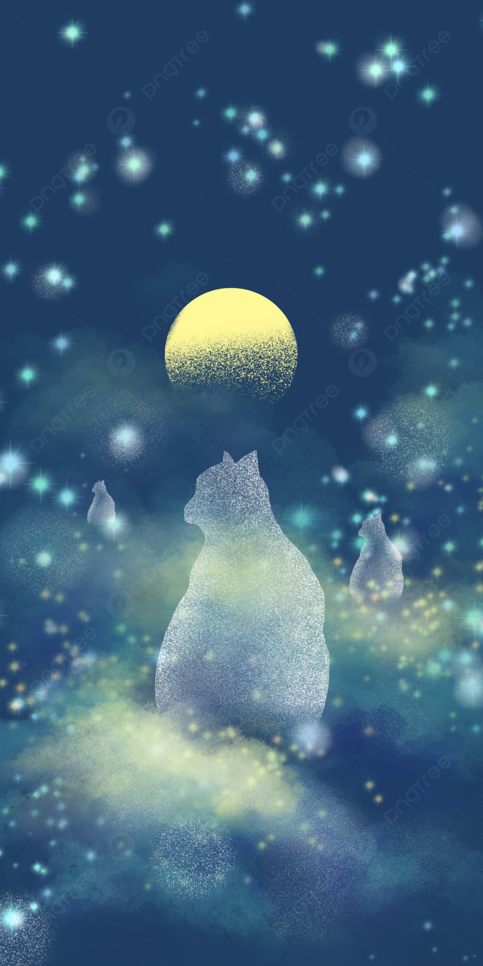 A Bear In The Moonlight Wallpaper