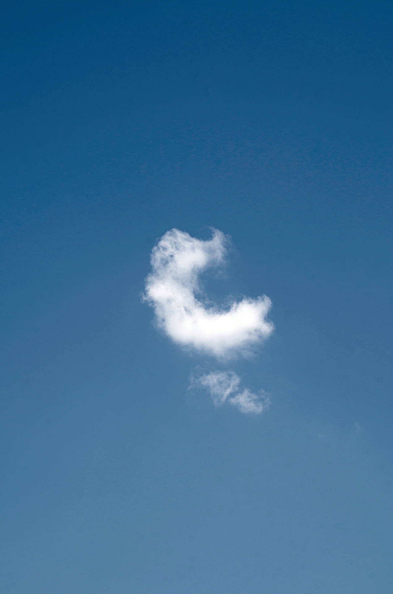 Clouds Shaped As Letter C
