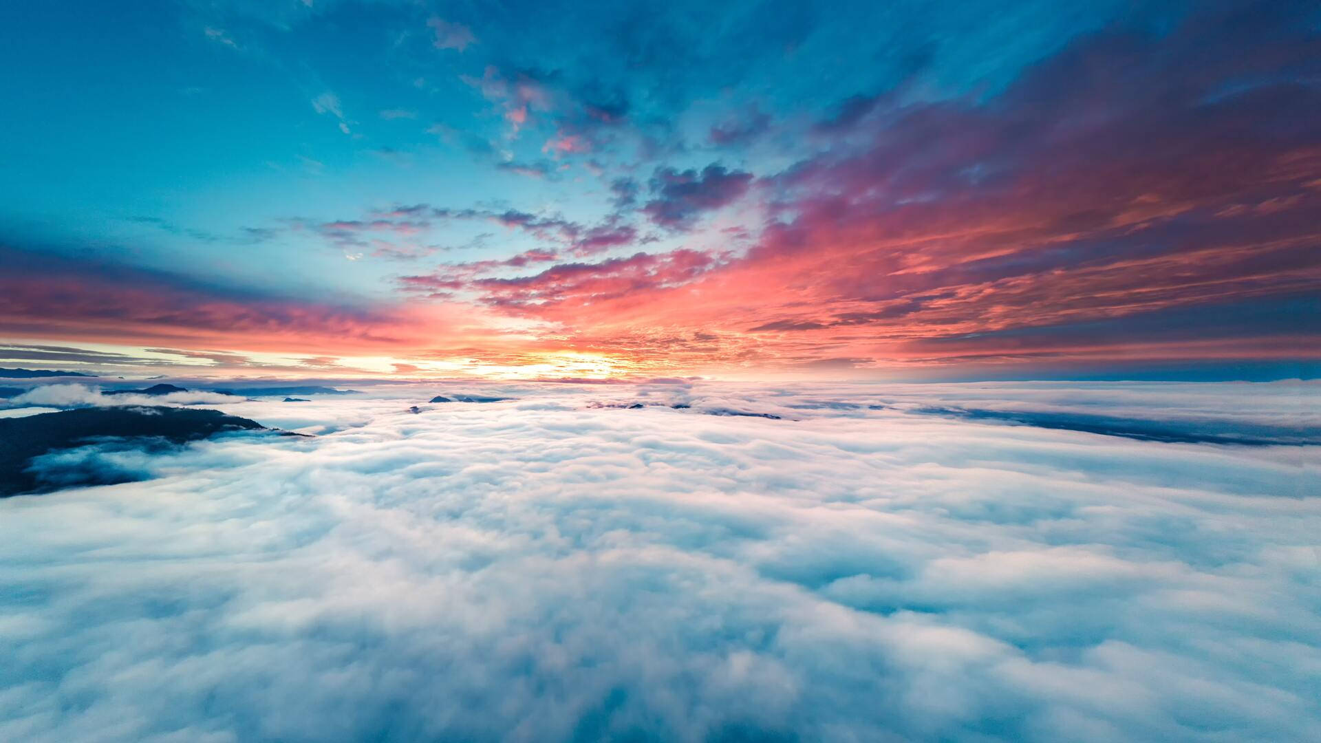 Clouds Sunset Aesthetic Wallpaper