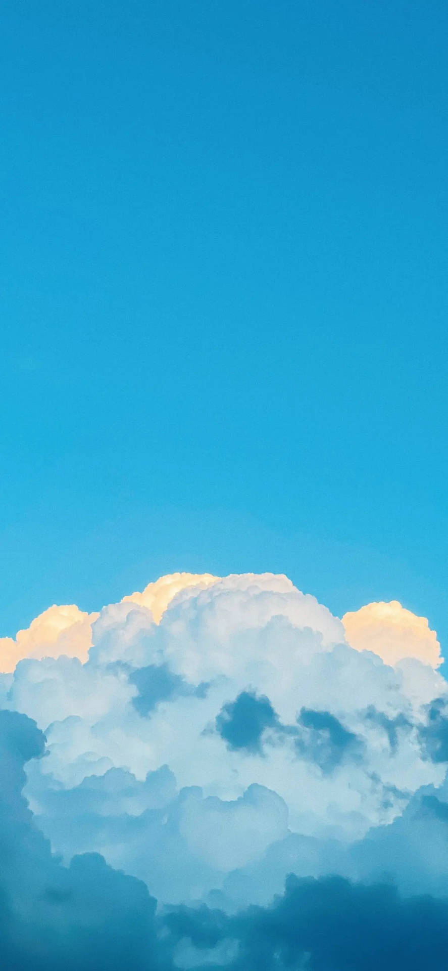 Cloudy Sky Light Blue Aesthetic iPhone Wallpaper