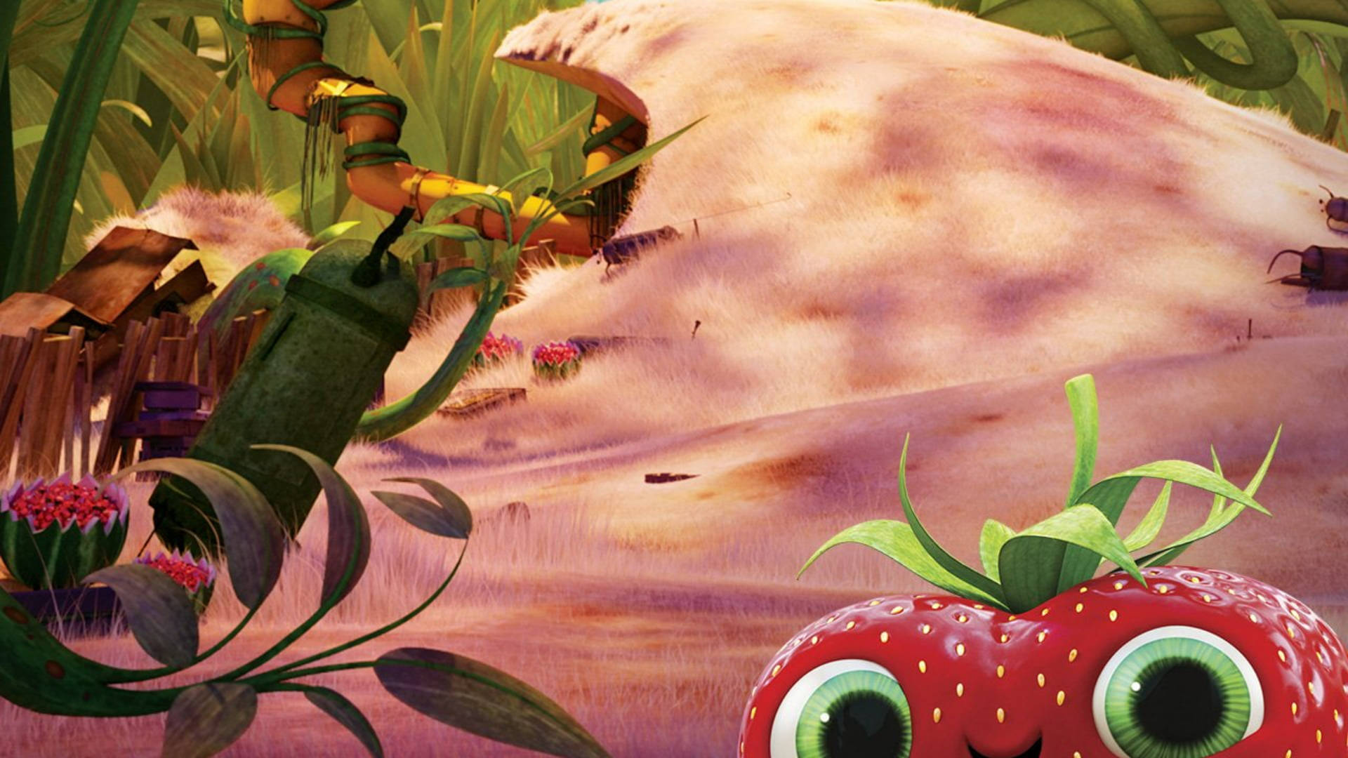 Cloudy With A Chance Of Meatballs 2 Barry The Strawberry Wallpaper