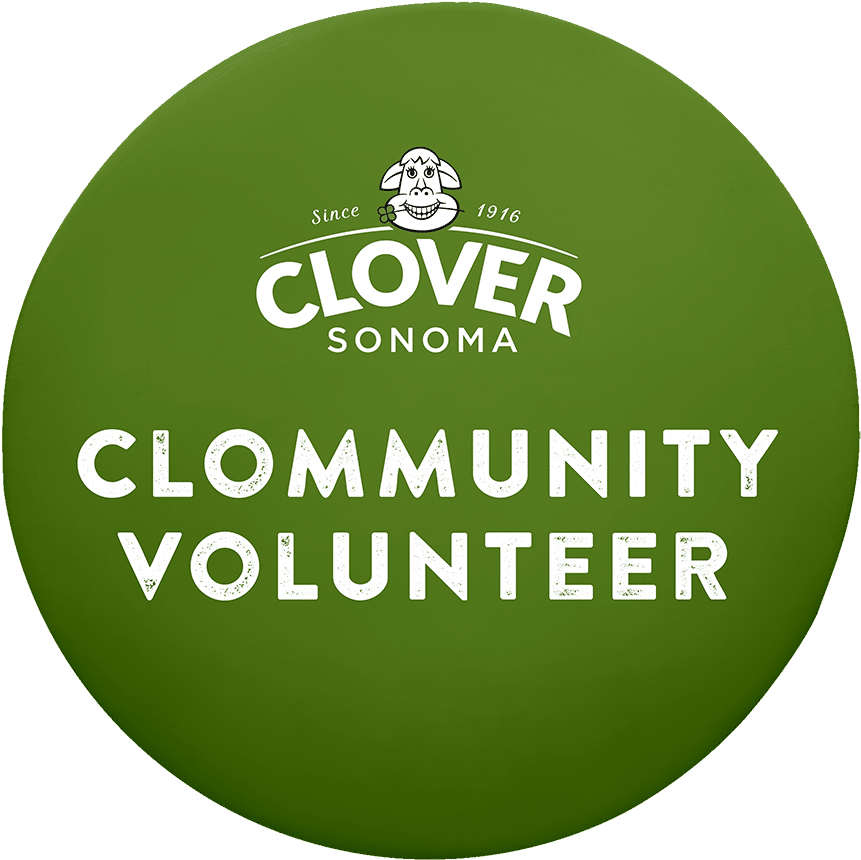 Download Clover Sonoma Community Volunteer Green Button